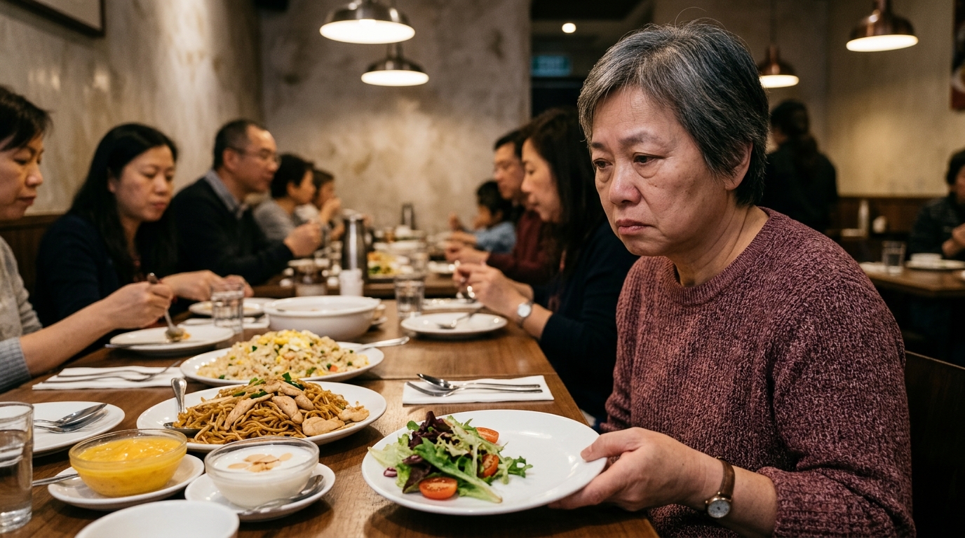 面對白飯甜點想吃不敢吃的煎熬與聚餐孤單